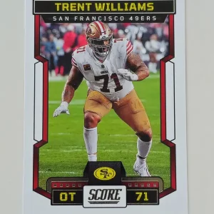 Panini Score Football 2023 | #299 Trent Williams | San Francisco 49ers