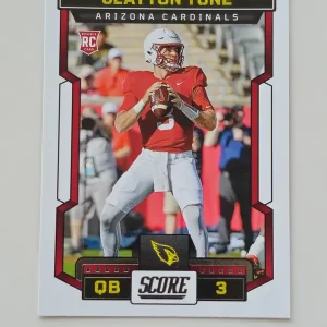 Panini Score Football 2023 | #307 Clayton Tune | Arizona Cardinals | Carte Rookie