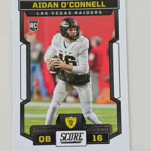 Panini Score Football 2023 | #310 Aidan O'Connell | Las Vegas Raiders | Carte Rookie