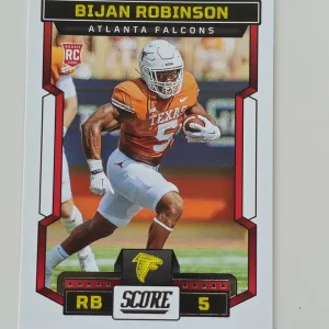 Panini Score Football 2023 | #315 Bijan Robinson | Atlanta Falcons | Carte Rookie