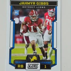 Panini Score Football 2023 | #316 Jahmyr Gibbs | Detroit Lions | Carte Rookie