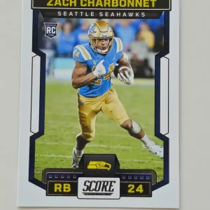 Panini Score Football 2023 | #320 Zach Charbonnet | Seattle Seahawks | Carte Rookie