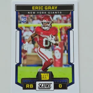 Panini Score Football 2023 | #332 Eric Gray | New York Giants | Carte Rookie