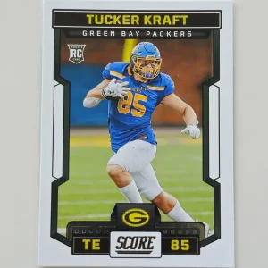 Panini Score Football 2023 | #341 Tucker Kraft | Green Bay Packers | Carte Rookie