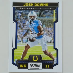 Panini Score Football 2023 | #349 Josh Downs | Indianapolis Colts | Carte Rookie