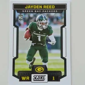 Panini Score Football 2023 | #363 Jayden Reed | Green Bay Packers | Carte Rookie
