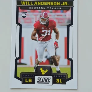 Panini Score Football 2023 | #374 Will Anderson Jr. | Houston Texans | Carte Rookie