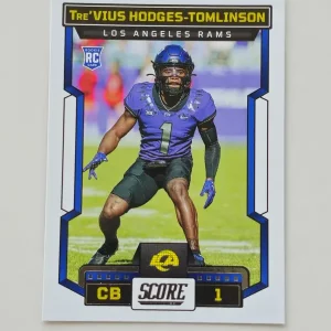 Panini Score Football 2023 | #391 Tre'Vius Hodges-Tomlinson | Los Angeles Rams | Carte Rookie