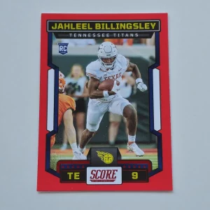 Panini Score Football 2023 | #397 (400) Jahleel Billingsley | Tennessee Titans | Rookie Card Parallel Red