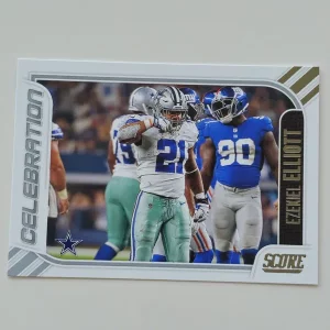 Panini Score Football 2023 | Celebration #13 Ezekiel Elliott | Dallas Cowboys | Carte Insert