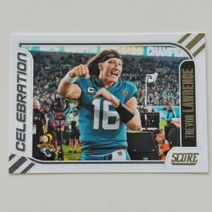 Panini Score Football 2023 | Celebration #20 Trevor Lawrence | Jacksonville Jaguars | Carte Insert