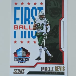 Panini Score Football 2023 | First Ballot #2 Darrelle Revis | New York Jets | Carte Insert