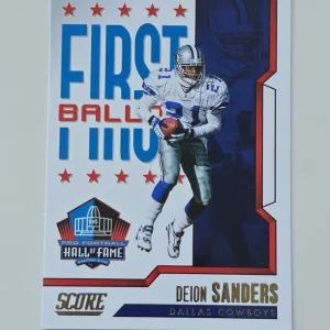 Panini Score Football 2023 | First Ballot #4 Deion Sanders | Dallas Cowboys | Carte Insert