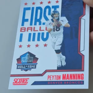 Panini Score Football 2023 | #6 Peyton Manning - Denver Broncos | Red First Ballot