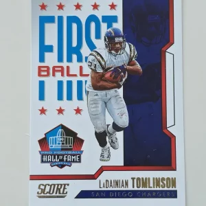 Panini Score Football 2023 | First Ballot #7 LaDainian Tomlinson | Los Angeles Chargers | Carte Insert