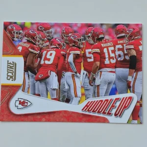 Panini Score Football 2023 | Huddle Up #1 Kansas City Chiefs | Carte Insert