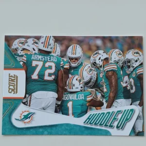 Panini Score Football 2023 | Huddle Up #10 Miami Dolphins | Carte Insert