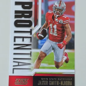 Panini Score Football 2023 | Protential #10 Jaxon Smith-Njigba | Seattle Seahawks | Ohio State | Carte Rookie Insert
