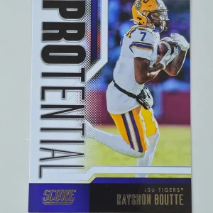 Panini Score Football 2023 | Protential #12 Kayshon Boutte | New England Patriots | LSU | Carte Rookie Insert