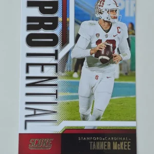 Panini Score Football 2023 | Protential #6 Tanner McKee | Philadelphia Eagles | Stanford | Carte Rookie Insert
