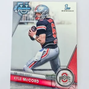 Topps Bowman Chrome University Football 2023 | #101 Kyle McCord | Ohio State | 1st Bowman