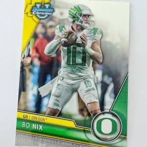 Topps Bowman Chrome University Football 2023 | #159 Bo Nix | Oregon