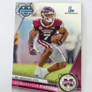 Topps Bowman Chrome University Football 2023 | #189 Jo’Quavious Marks | Mississippi State | 1st Bowman