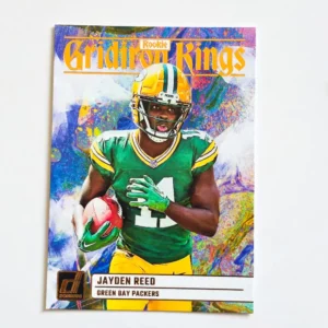 Panini Donruss Football 2023 | #14 Jayden Reed | Green Bay Packers | Rookie Gridiron Kings Bronze