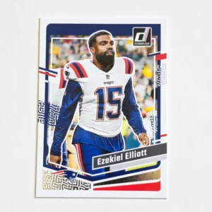 Panini Donruss Football 2023 | #201 Ezekiel Elliott | New England Patriots