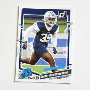 Panini Donruss Football 2023 | #323 Demarvion Overshown | Dallas Cowboys | Rated Rookie