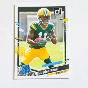 Panini Donruss Football 2023 | #334 Jayden Reed | Green Bay Packers | Rated Rookie