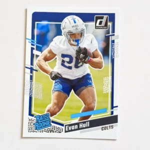 Panini Donruss Football 2023 | #344 Evan Hull | Indianapolis Colts | Rated Rookie