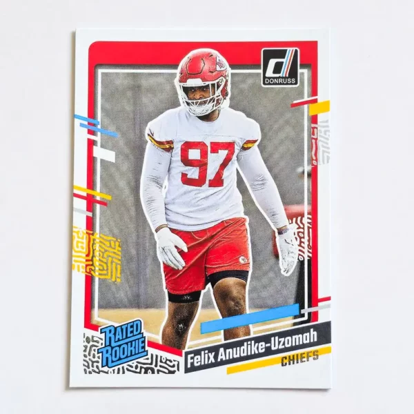 Panini Donruss Football 2023 | #349 Felix Anudike-Uzomah | Kansas City Chiefs | Rated Rookie