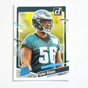 Panini Donruss Football 2023 | #384 Tyler Steen | Philadelphia Eagles | Rated Rookie