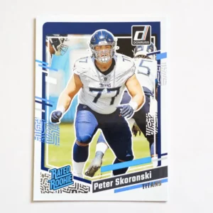 Panini Donruss Football 2023 | #395 Peter Skoronski | Tennessee Titans | Rated Rookie