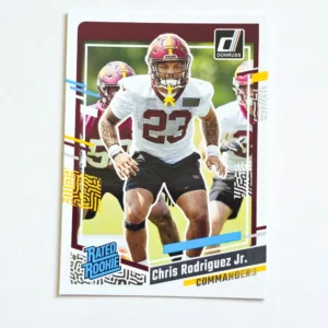Panini Donruss Football 2023 | #398 Chris Rodriguez Jr. | Washington Commanders | Rated Rookie