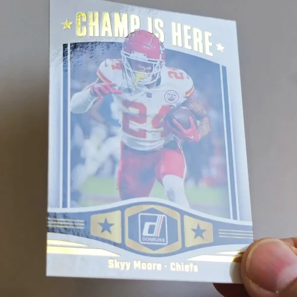 Panini Donruss Football 2023 | CIH-3 Skyy Moore | Kansas City Chiefs | Champ is Here – Image 2