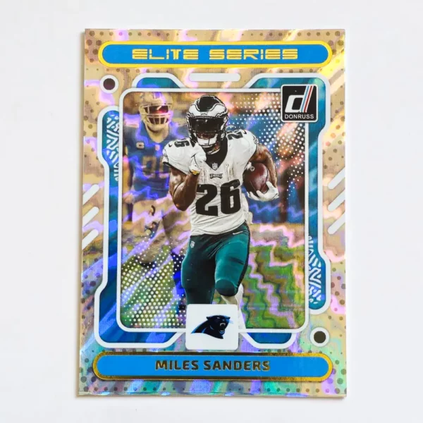 Panini Donruss Football 2023 | ES-8 Miles Sanders | Carolina Panthers | The Elite Series – Image 2