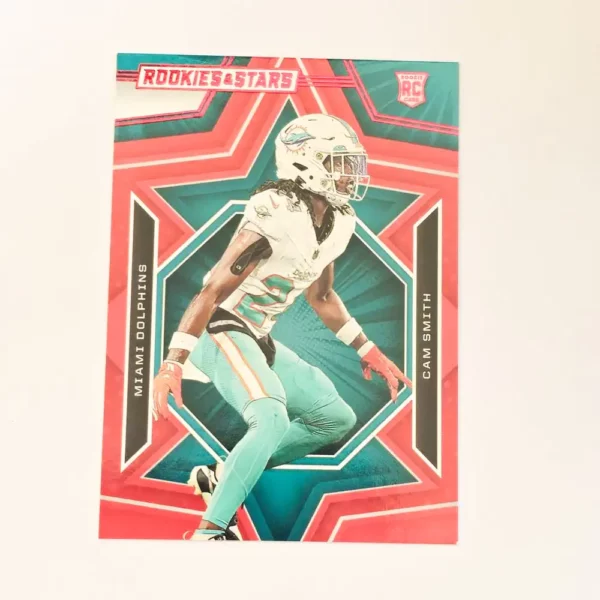 Panini Rookies & Stars Football 2023 | #114 Cam Smith - Miami Dolphins | Rookie Red
