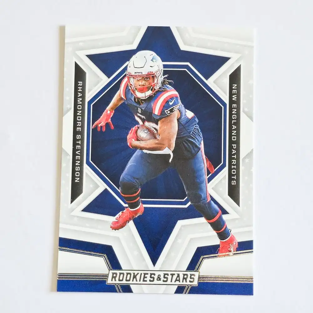 Panini Rookies & Stars Football 2023 | #72 Rhamondre Stevenson - New England Patriots
