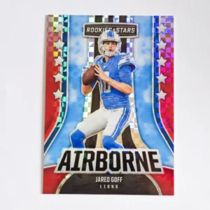 Panini Rookies & Stars Football 2023 | AI-11 Jared Goff - Detroit Lions | Airborne Red Plaid
