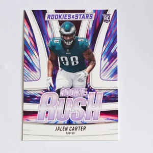 Panini Rookies & Stars Football 2023 | RR-8 Jalen Carter - Philadelphia Eagles | Rookie Rush
