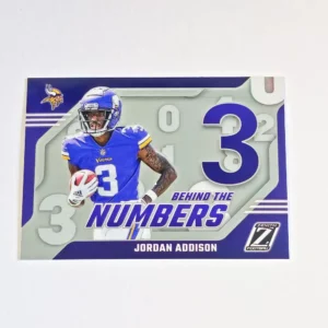 Panini Zenith Football 2023 | #14 Jordan Addison - Minnesota Vikings | Behind The Numbers 3 Rookie