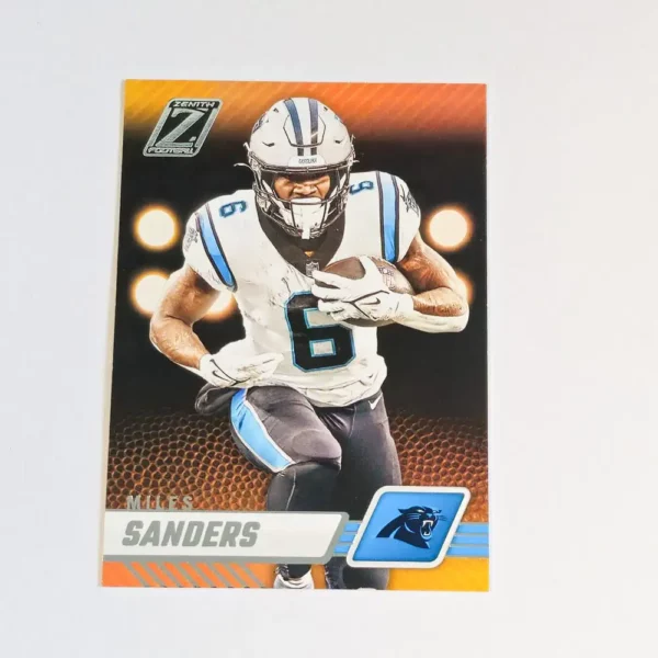 Panini Zenith Football 2023 | #15 Miles Sanders - Carolina Panthers