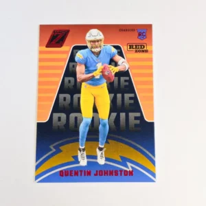 Panini Zenith Football 2023 | #175 Quentin Johnston - Los Angeles Chargers | Red Zone Rookie