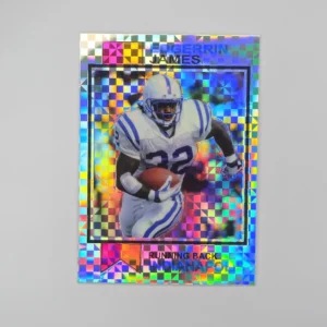 Topps Composite Football 2023 | 1973-15 Edgerrin James - Indianapolis Colts | 1973 Topps Football Chrome X-Fractor
