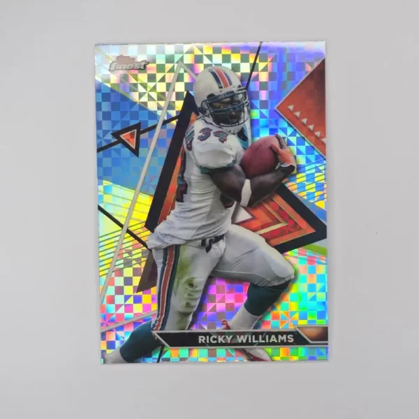 Topps Composite Football 2023 | #205 Ricky Williams - Miami Dolphins | Finest Checkerboard Refractor