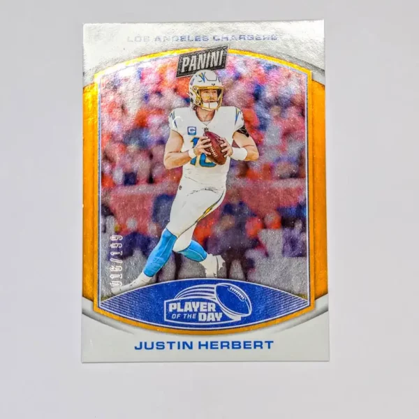 Panini Player of the Day Football 2023 | Justin Herbert - Los Angeles Chargers | Orange 16/199