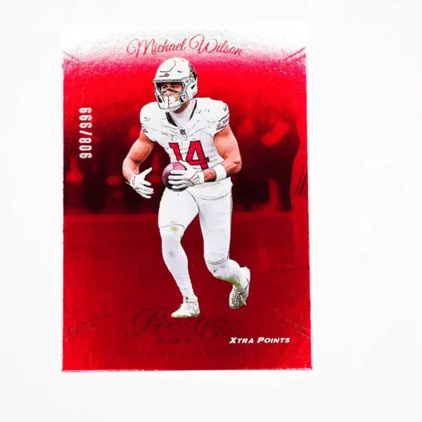 Panini Prestige Football 2024 | #4 Michael Wilson - Arizona Cardinals | Red Xtra Points 908/999