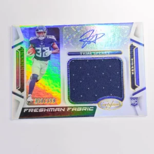 Panini Certified Football 2023 | FFMS-42 Tyjae Spears - Tennessee Titans | Rookie Freshman Fabric Mirror Signature 258/399